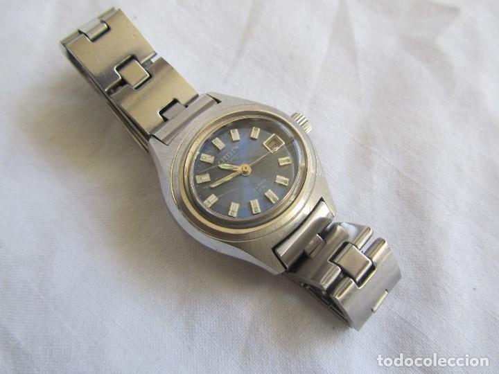 Relojes autom&aacute;ticos: Reloj autom&aacute;tico de se&ntilde;ora Citizen funcionando - Foto 2
