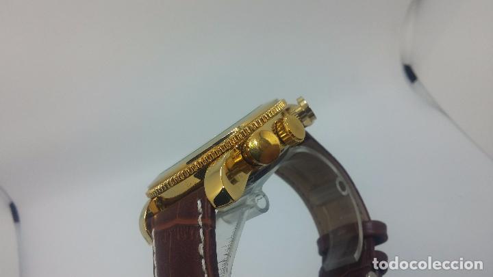 Relojes automáticos: Reloj Skeleton automatico de caballero dorado - Foto 29 - 103809027