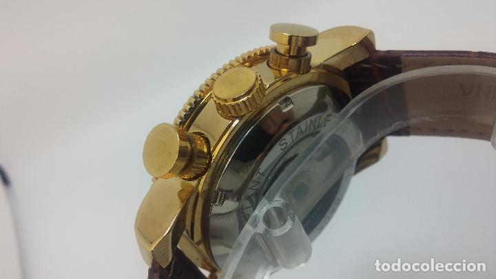 Relojes automáticos: Reloj Skeleton automatico de caballero dorado - Foto 32 - 103809027