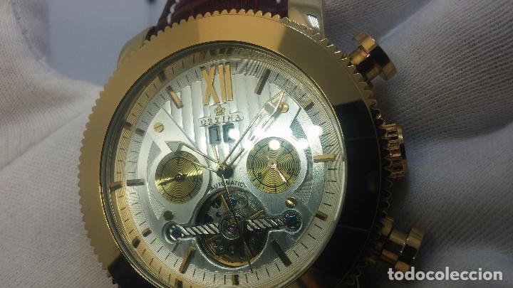 Relojes automáticos: Reloj Skeleton automatico de caballero dorado - Foto 106 - 103809027