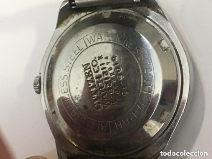 Relojes autom&aacute;ticos: RELOJ AUTOMATICO CITIZEN DIAL A LAS 3 VINTAGE FUNCIONANDO BICOLOR - Foto 3