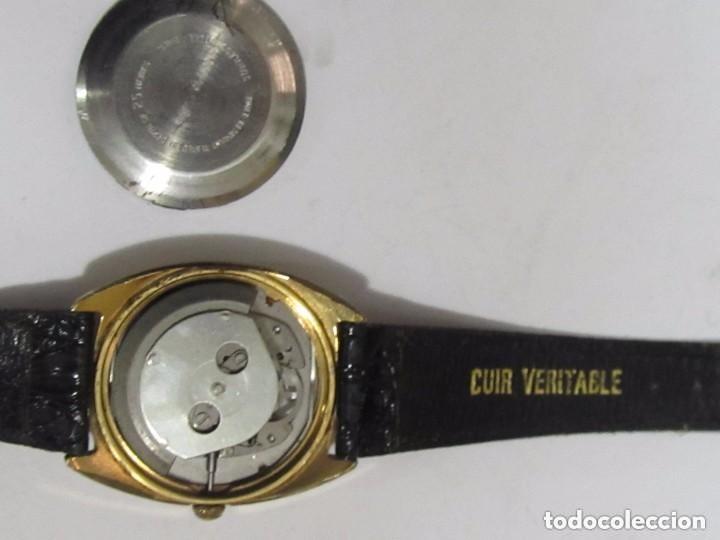 Relojes autom&aacute;ticos: RELOJ AUTOMATICO TIMEX CHAPADO EN ORO DIAL A LAS 3 FUNCIONANDO - Foto 3