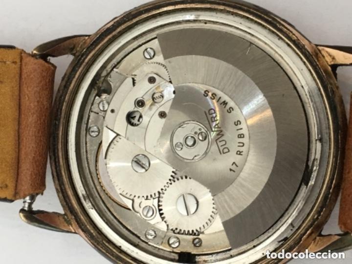 Relojes autom&aacute;ticos: RELOJ DUWARD CONTINUAL AUTOMATICO FUNCIONANDO CHAPADO ORO - Foto 3