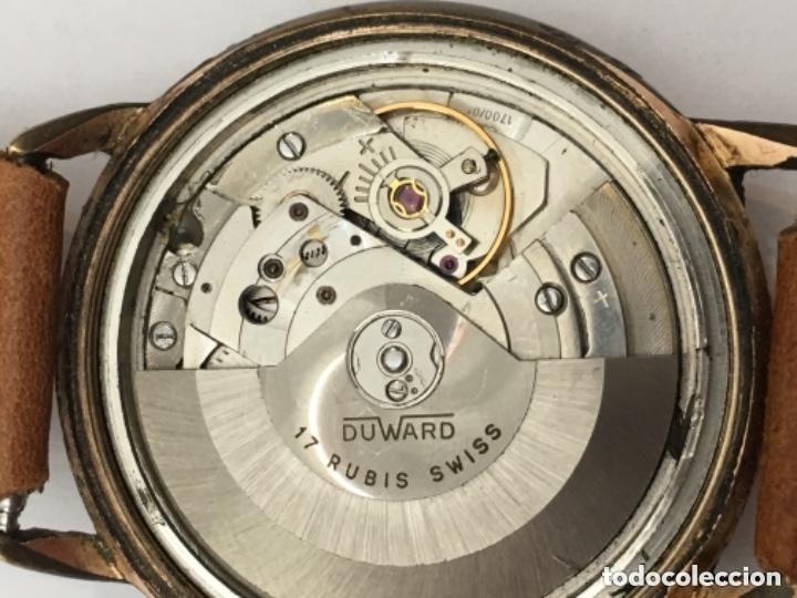 Relojes autom&aacute;ticos: RELOJ DUWARD CONTINUAL AUTOMATICO FUNCIONANDO CHAPADO ORO - Foto 4