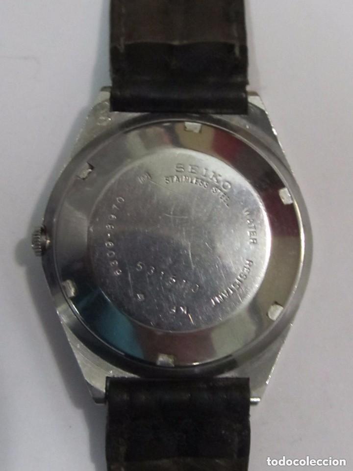 Relojes autom&aacute;ticos: RELOJ AUTOMATICO SEIKO N 5 CORREA DE PIEL - Foto 4