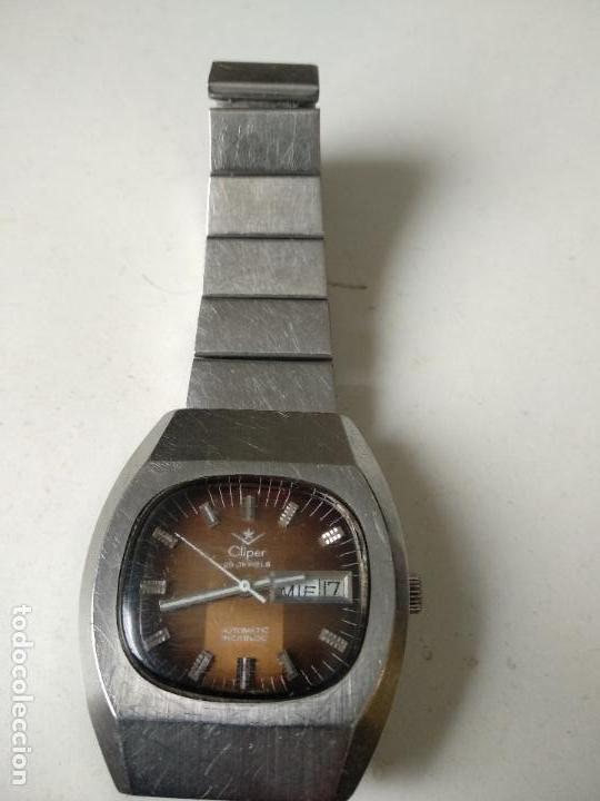 Relojes autom&aacute;ticos: Reloj CLIPER 25 rub&iacute;s, autom&aacute;tico, vintage - Foto 3
