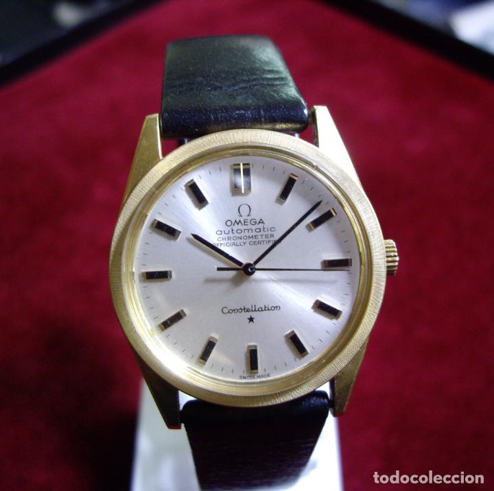 Relojes autom&aacute;ticos: RELOJ OMEGA CONSTELLATION AUTOMATICO - ORO 18 KILATES - IMPECABLE - Foto 1