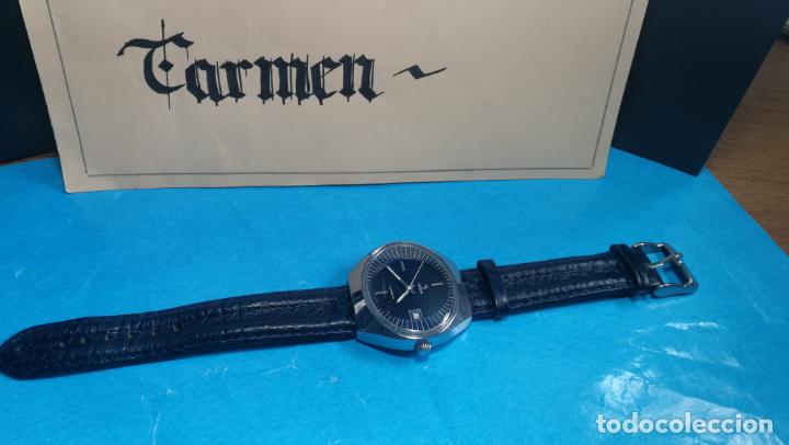 Relojes autom&aacute;ticos: Botito reloj Yema antiguo autom&aacute;tico, funciona bien, grande - Foto 3