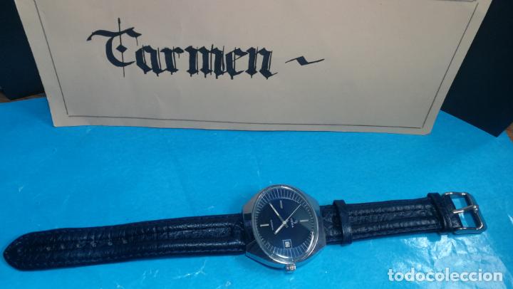 Relojes autom&aacute;ticos: Botito reloj Yema antiguo autom&aacute;tico, funciona bien, grande - Foto 4