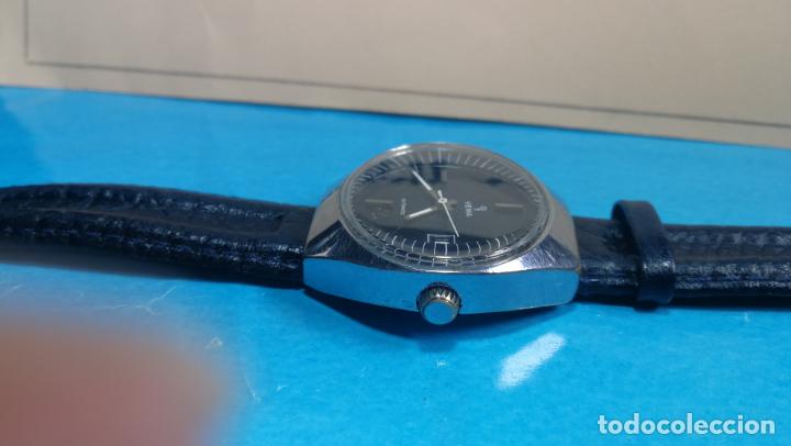 Relojes autom&aacute;ticos: Botito reloj Yema antiguo autom&aacute;tico, funciona bien, grande - Foto 11