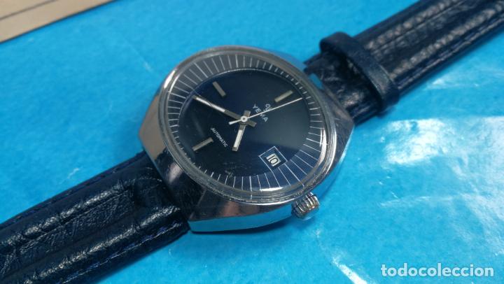 Relojes autom&aacute;ticos: Botito reloj Yema antiguo autom&aacute;tico, funciona bien, grande - Foto 19