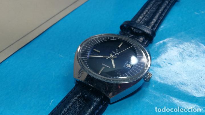 Relojes autom&aacute;ticos: Botito reloj Yema antiguo autom&aacute;tico, funciona bien, grande - Foto 20