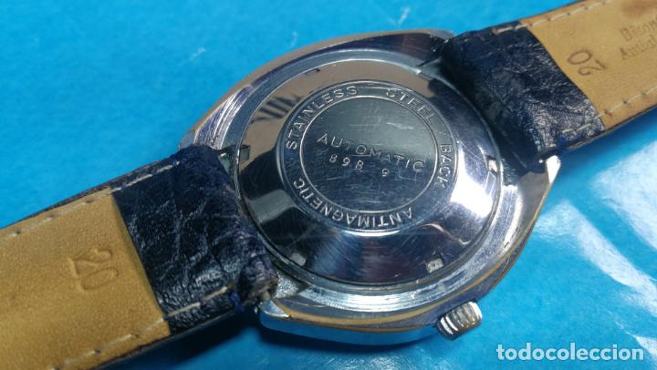 Relojes autom&aacute;ticos: Botito reloj Yema antiguo autom&aacute;tico, funciona bien, grande - Foto 26