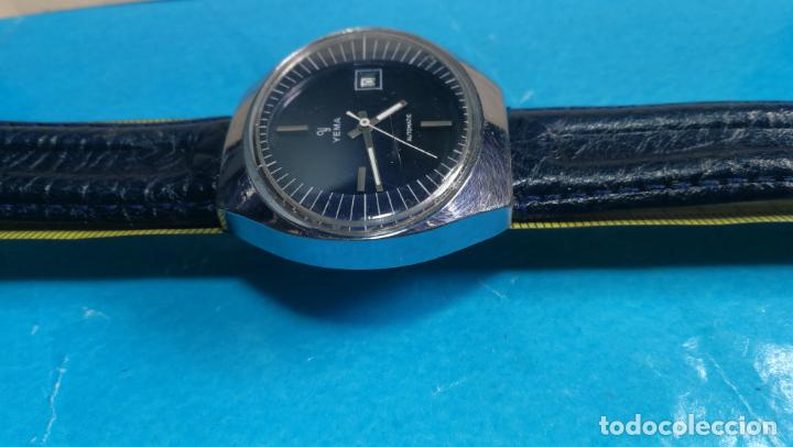 Relojes autom&aacute;ticos: Botito reloj Yema antiguo autom&aacute;tico, funciona bien, grande - Foto 36