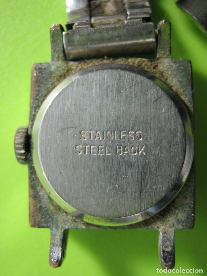 Relojes autom&aacute;ticos: Antiguo reloj de mujer. No funciona - Foto 4