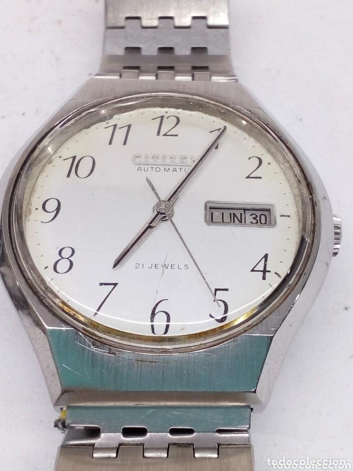 Relojes autom&aacute;ticos: reloj citizen automatico funcionando - Foto 5