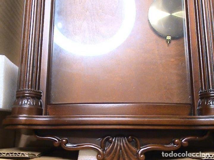 Relojes autom&aacute;ticos: reloj de pared de p&eacute;ndulo con pilas marca westminster time - Foto 3