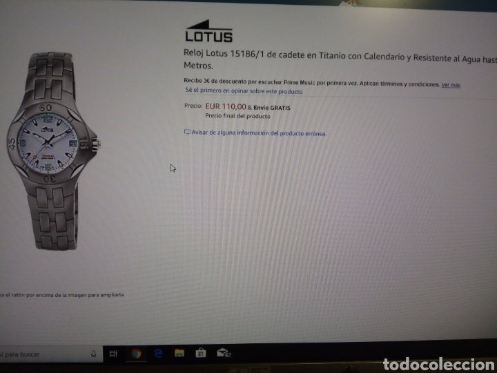 Relojes autom&aacute;ticos: Reloj de se&ntilde;ora Lotus Titanium 15186 - Foto 7