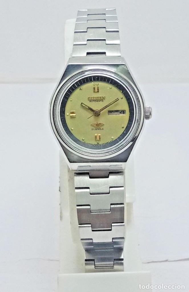 Relojes autom&aacute;ticos: Reloj Vintage De Pulsera Citizen Autom&aacute;tico Para Mujer - Foto 2