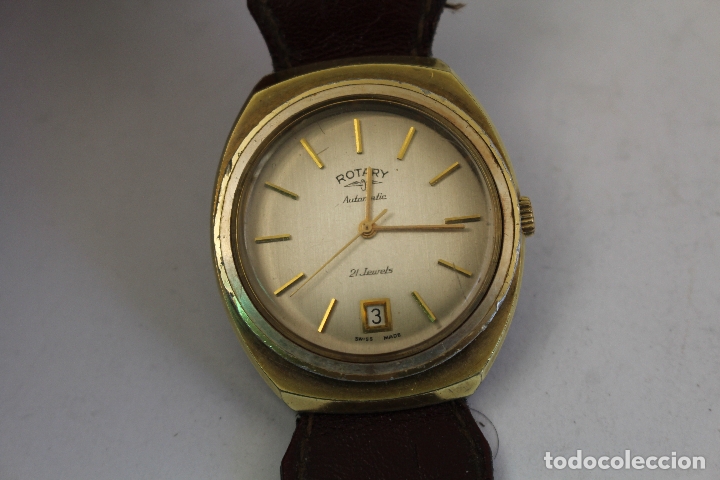 Relojes autom&aacute;ticos: Reloj Autom&aacute;tico de Caballero. Marca Rotary. Funcionando. Swiss made. - Foto 7