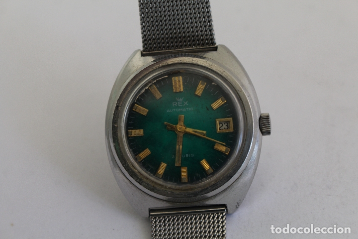 Relojes autom&aacute;ticos: Reloj Autom&aacute;tico de Caballero. Marca Rex. Funcionando. Swiss made. - Foto 2