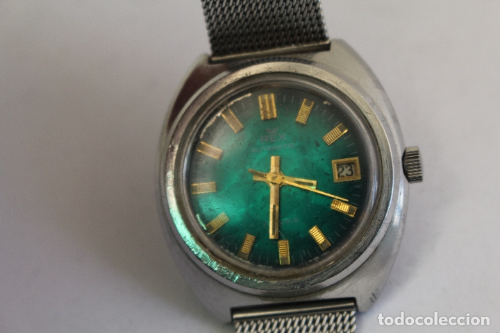 Relojes autom&aacute;ticos: Reloj Autom&aacute;tico de Caballero. Marca Rex. Funcionando. Swiss made. - Foto 4