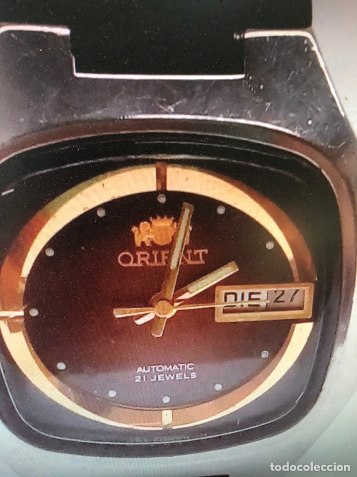 Relojes autom&aacute;ticos: Reloj autom&aacute;tico orient Vintage funcionando - Foto 4