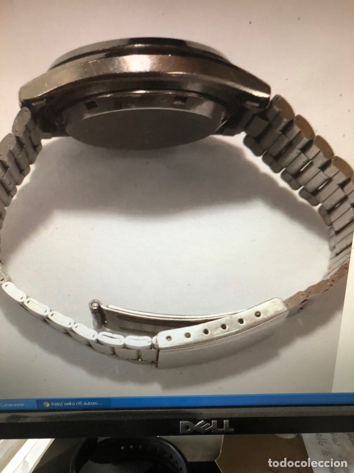 Relojes autom&aacute;ticos: Reloj autom&aacute;tico seiko n5 negro en acero funcionabdo - Foto 3