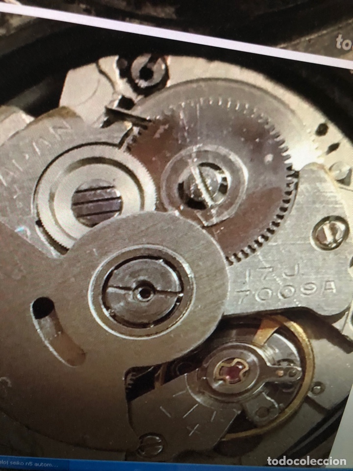 Relojes autom&aacute;ticos: Reloj autom&aacute;tico seiko n5 negro en acero funcionabdo - Foto 6