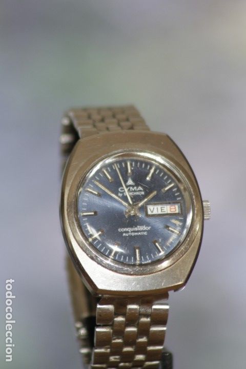 Relojes autom&aacute;ticos: RELOJ CYMA BY SYNCHRON AUTOMATICO VINTAGE FUNCIONA OK. - Foto 2