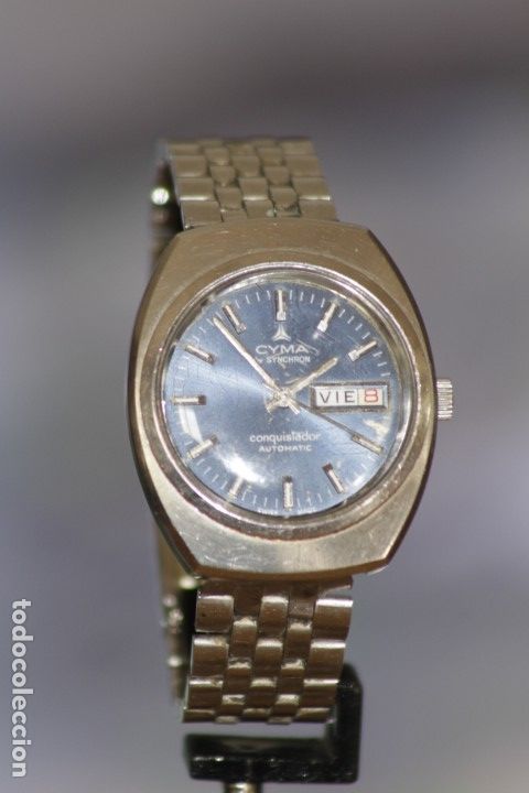 Relojes autom&aacute;ticos: RELOJ CYMA BY SYNCHRON AUTOMATICO VINTAGE FUNCIONA OK. - Foto 3