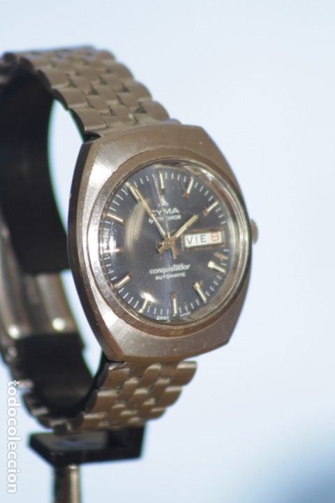 Relojes autom&aacute;ticos: RELOJ CYMA BY SYNCHRON AUTOMATICO VINTAGE FUNCIONA OK. - Foto 4