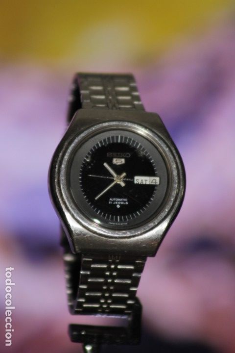 Relojes autom&aacute;ticos: SEIKO 5 AUTOMATICO OVERSIZE 6119-8610 - Foto 5