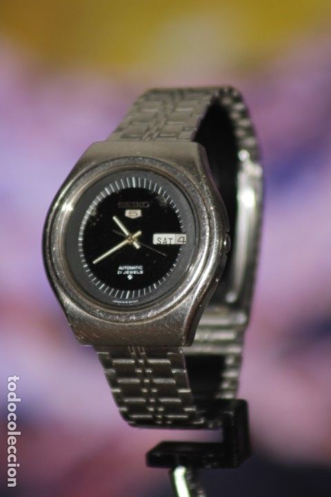 Relojes autom&aacute;ticos: SEIKO 5 AUTOMATICO OVERSIZE 6119-8610 - Foto 4