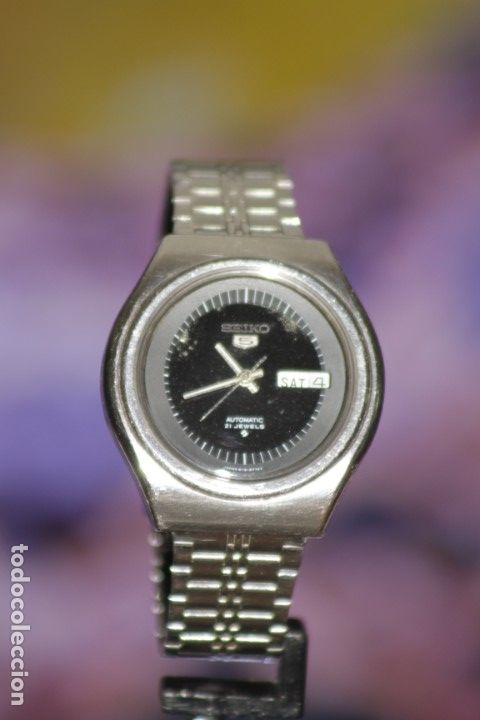 Relojes autom&aacute;ticos: SEIKO 5 AUTOMATICO OVERSIZE 6119-8610 - Foto 15