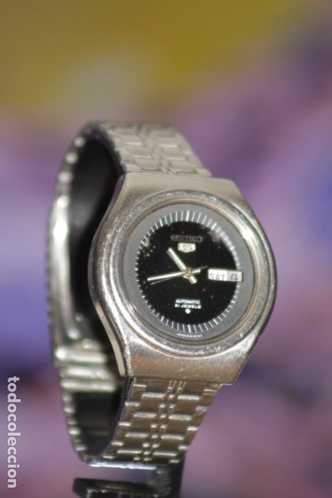 Relojes autom&aacute;ticos: SEIKO 5 AUTOMATICO OVERSIZE 6119-8610 - Foto 7