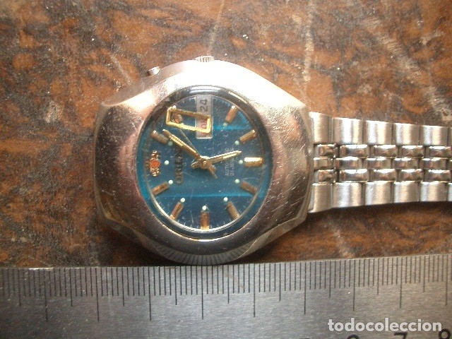 Relojes autom&aacute;ticos: Orient autom&aacute;ticocorre suelta y marco de la fecha suelto pero funciona - Foto 2