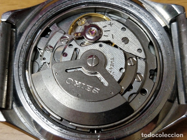 Relojes autom&aacute;ticos: RELOJ SEIKO DE PULSERA AUTOM&Aacute;TICO. CORREA MARCA SAINO. - Foto 3
