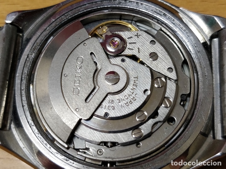 Relojes autom&aacute;ticos: RELOJ SEIKO DE PULSERA AUTOM&Aacute;TICO. CORREA MARCA SAINO. - Foto 4