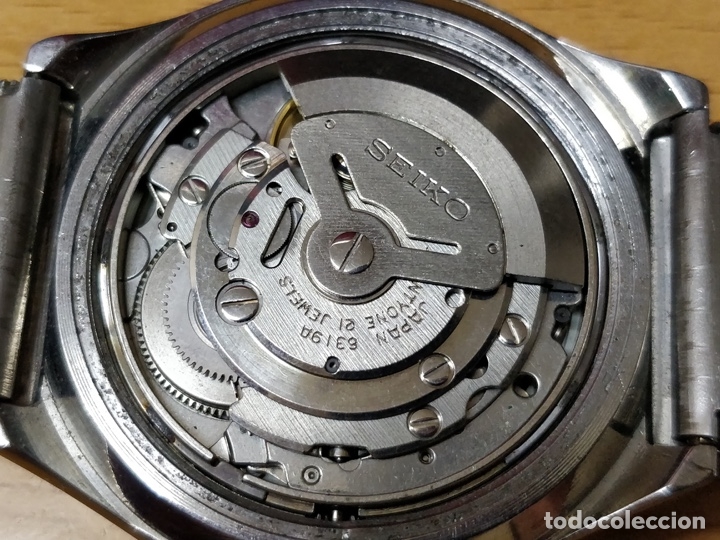 Relojes autom&aacute;ticos: RELOJ SEIKO DE PULSERA AUTOM&Aacute;TICO. CORREA MARCA SAINO. - Foto 5