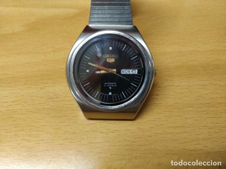 Relojes autom&aacute;ticos: RELOJ SEIKO DE PULSERA AUTOM&Aacute;TICO. CORREA MARCA SAINO. - Foto 1