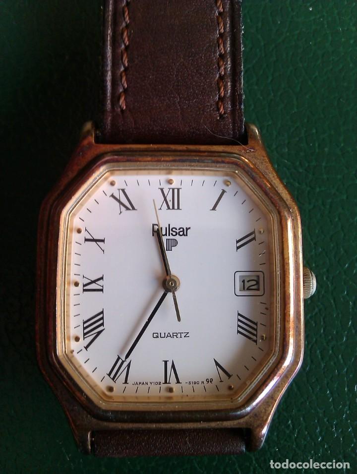 Relojes autom&aacute;ticos: Reloj Pulsar Quartz - Correa cuero - Foto 2