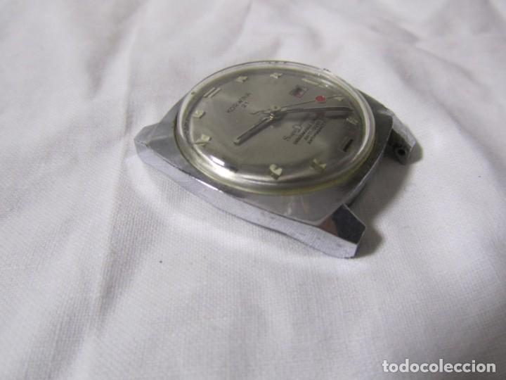 Relojes autom&aacute;ticos: Reloj de pulsera autom&aacute;tico Korwina 21 Super Datomatic, funcionando - Foto 5