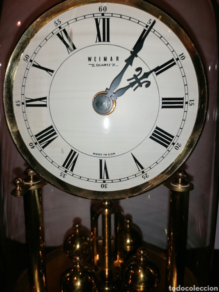 Relojes autom&aacute;ticos: Reloj Weimar con fanal de cristal urna - Foto 2