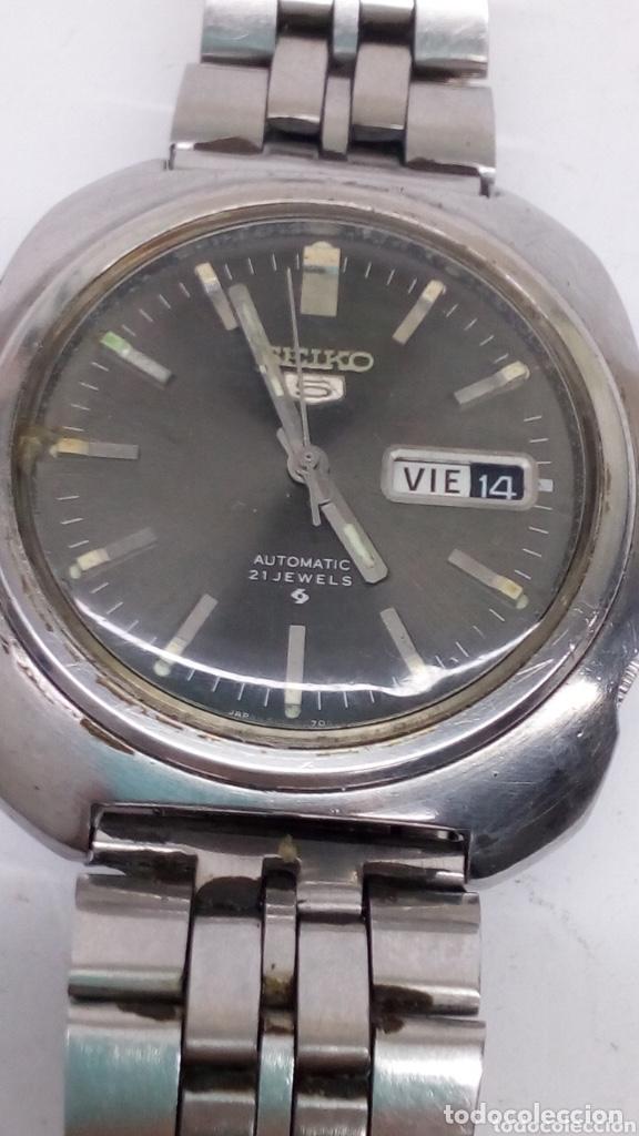 Relojes autom&aacute;ticos: Reloj seiko 5 autom&aacute;tico modelo 6119-8430 - Foto 3