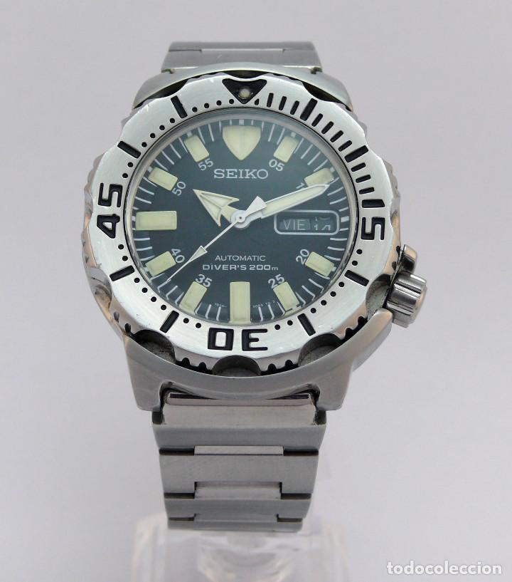 seiko monster black scuba diver´s calibre 7s26c - Kaufen  Automatik-Armbanduhren in todocoleccion - 235349195