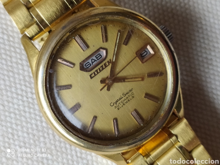 Relojes autom&aacute;ticos: Reloj autom&aacute;tico CITIZEN CRYSTAL SEVEN 21 rubies - Foto 2