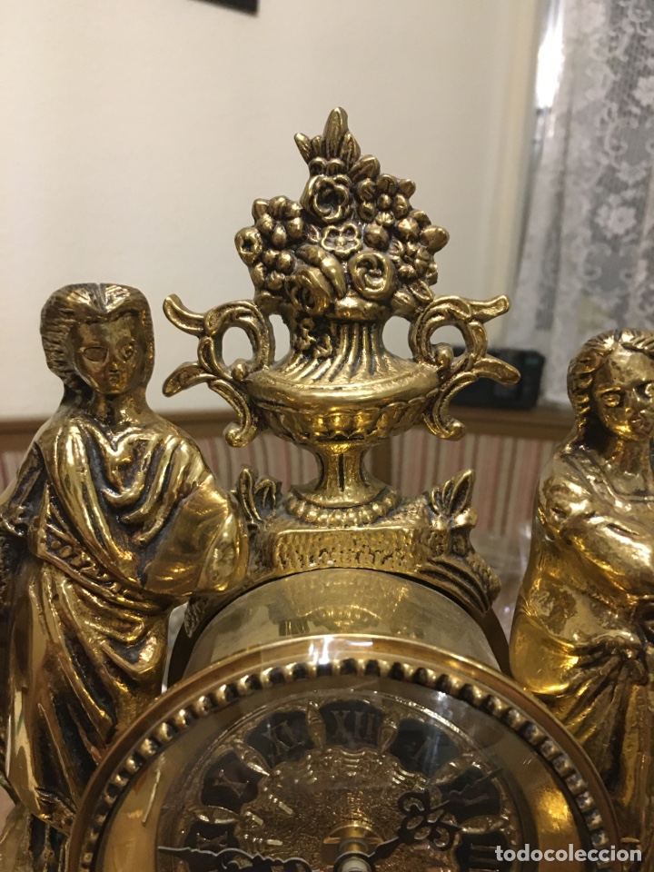 Relojes autom&aacute;ticos: RELOJ SOBREMESA BRONCE a pilas - Foto 6