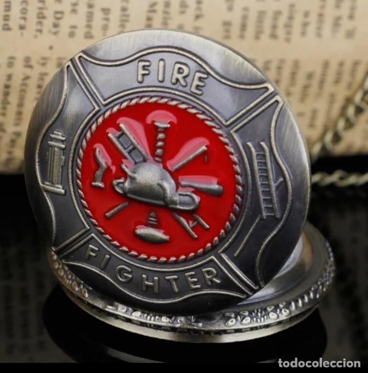 Relojes autom&aacute;ticos: RELOJ DE BOLSILLO BOMBEROS. FIRE FIGHTER. BOMBERO - Foto 2