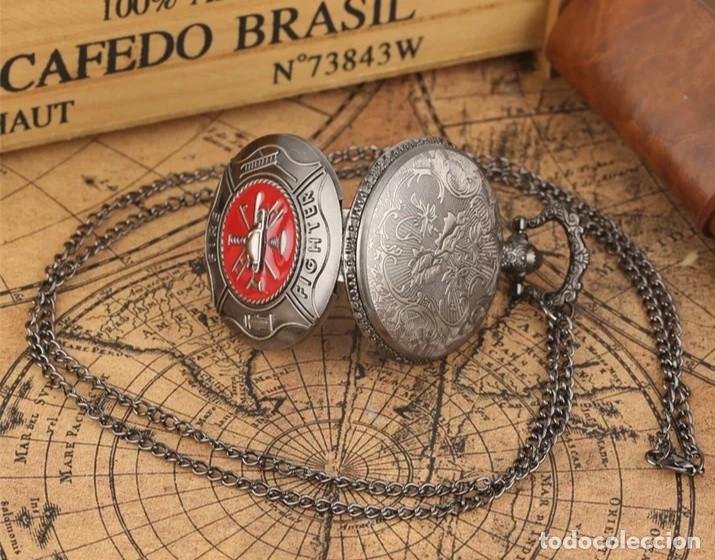Relojes autom&aacute;ticos: RELOJ DE BOLSILLO BOMBEROS. FIRE FIGHTER. BOMBERO - Foto 4